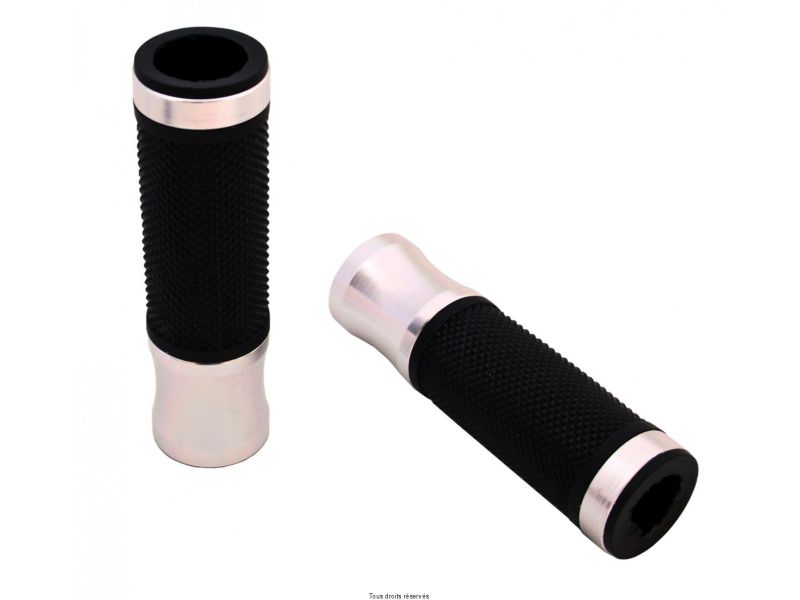 Poignées Argent Longueur : 122mm - Ø : 22/24mm Débouchante 0