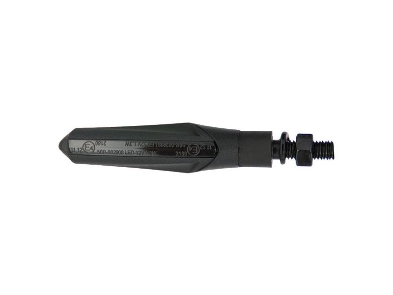Clignotants Universels Séquentiels à Leds - Noir/Cabochon Fumé - CE0