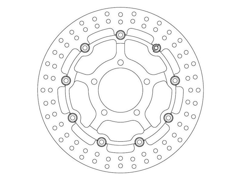 Disque de Frein Flottant KAWASAKI - Homologué TÜV0