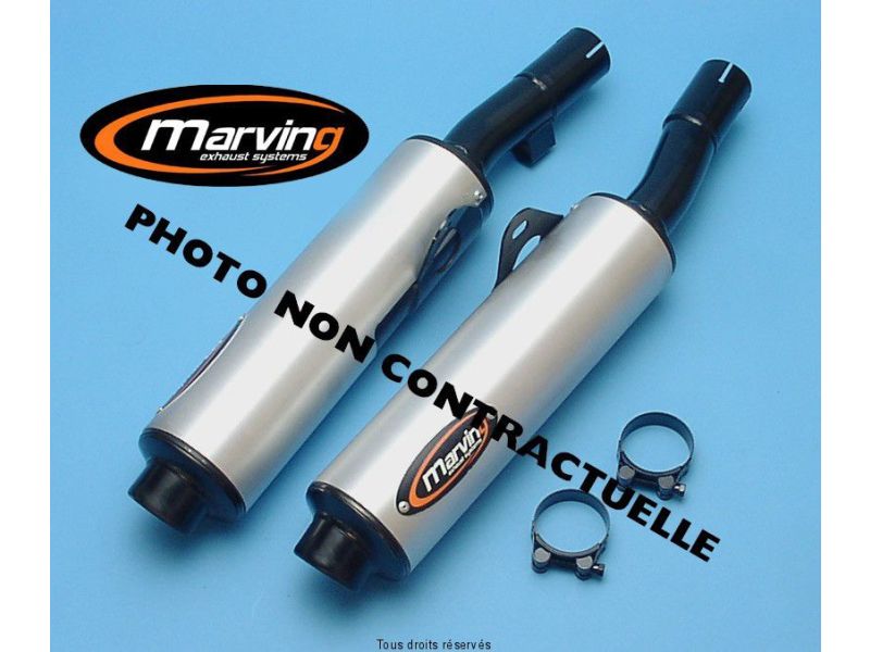 Sil. Rond GSX 1100 F 90 Homologués - Vendus par Paire Rond Ø100 Noirs Revêtement Alu0