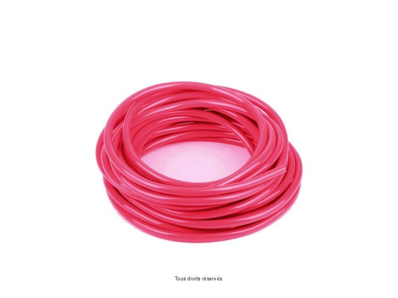 Durite Rouge Ø6mm X 6 Mètres Souple  0