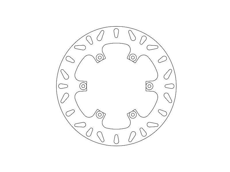 Disque de Frein Fixe Gilera - Homologué TÜV0