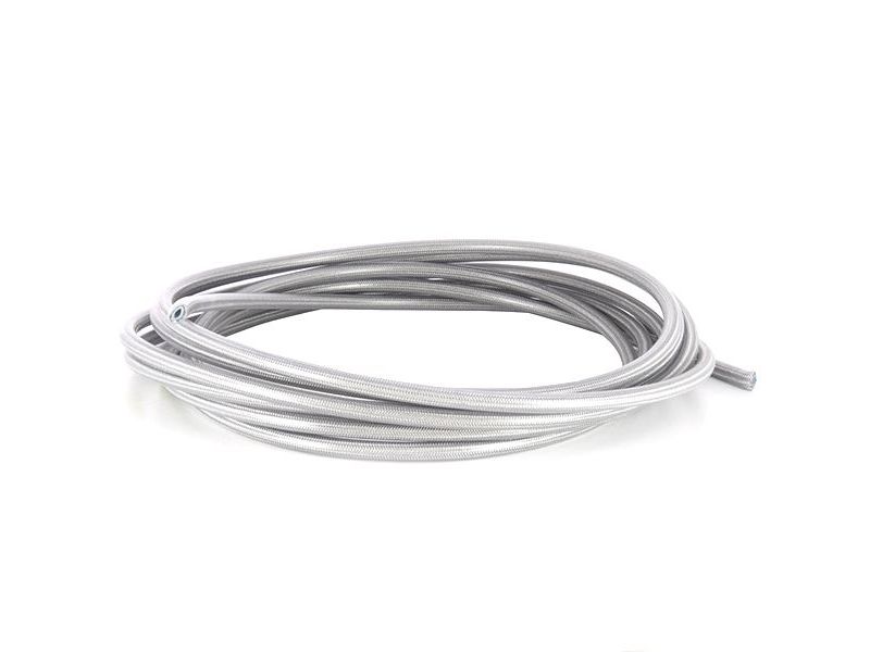 Rouleau de Durite Tressée Inox 5 Mètres Gaine Transparente0