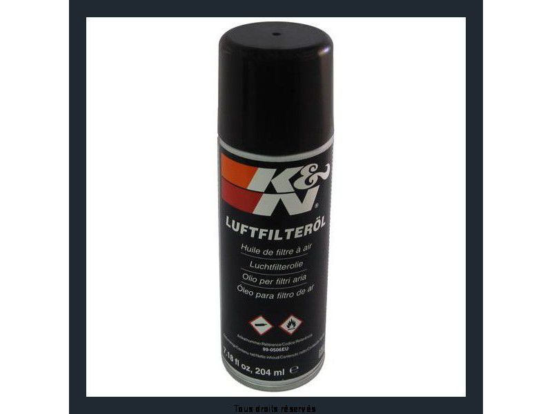 Huile pour Filtre K&N Bombe 204ml  0