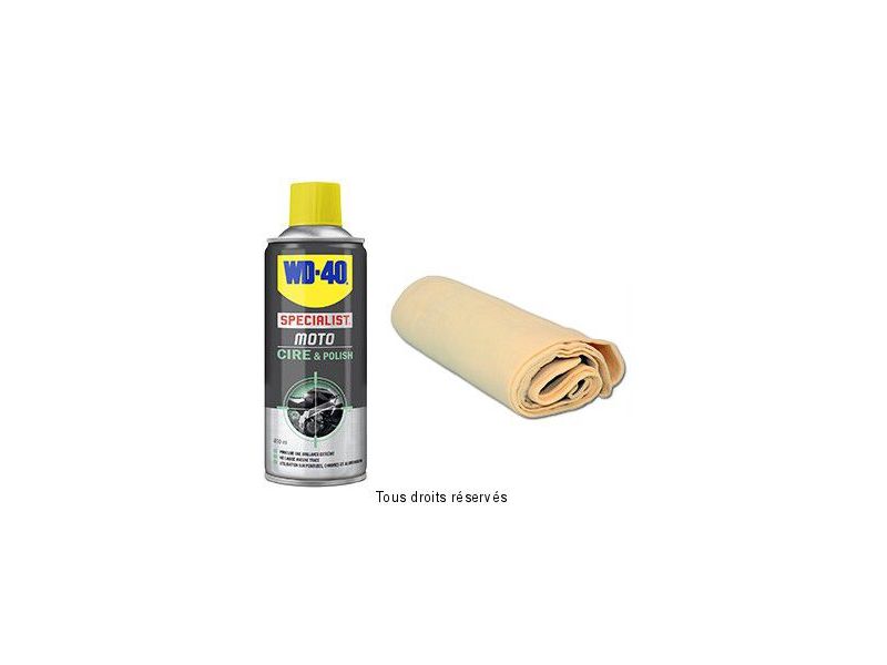 KIT WD40 + Peau chamois SPRAY33809 + PEAUCHAMOIS  0