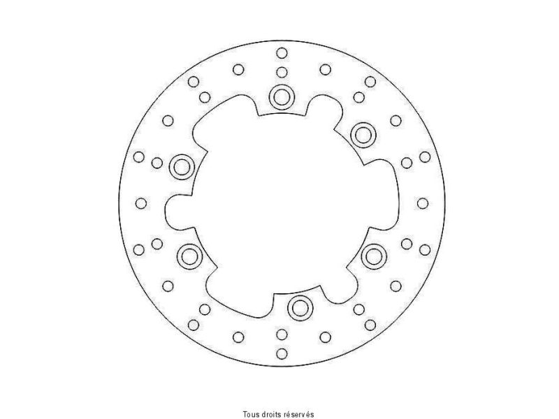 Disque Frein Yamaha Ø320x216x198  NbTrou6xØ8,5 Ep60