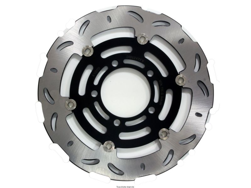 Disque Frein Kawasaki Ø280x100x80  NbTrou5xØ10,5 Ep61