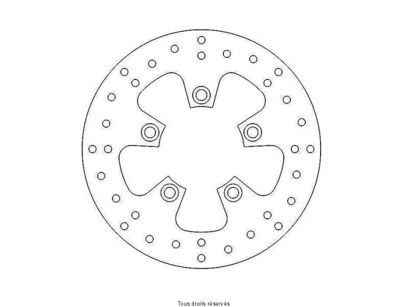 Disque Frein Suzuki Ø260x126x105  NbTrou5xØ10,5 Ep5,50