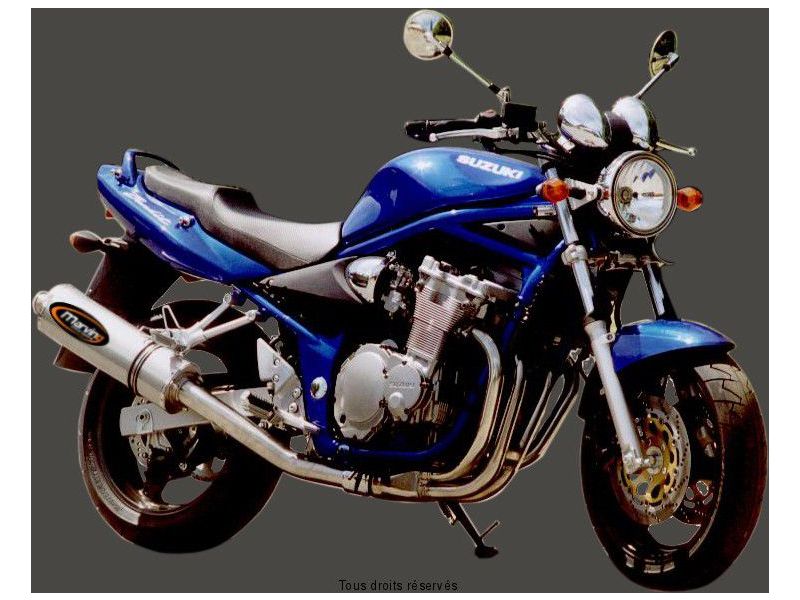 Sil. SUPERLINE 600 BANDIT Homologué Big Oval Titane 0