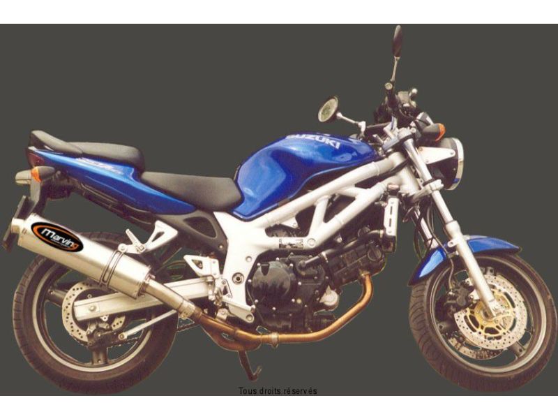 Sil. SUPERLINE SV 650 99/02 Homologué Big Oval Titane 0