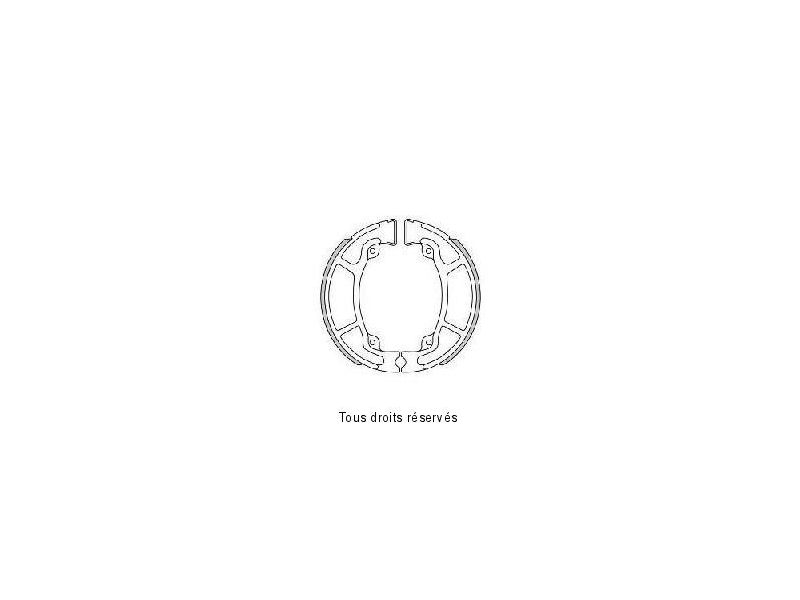 Machoires de frein Ø 125 X L 25mm  0