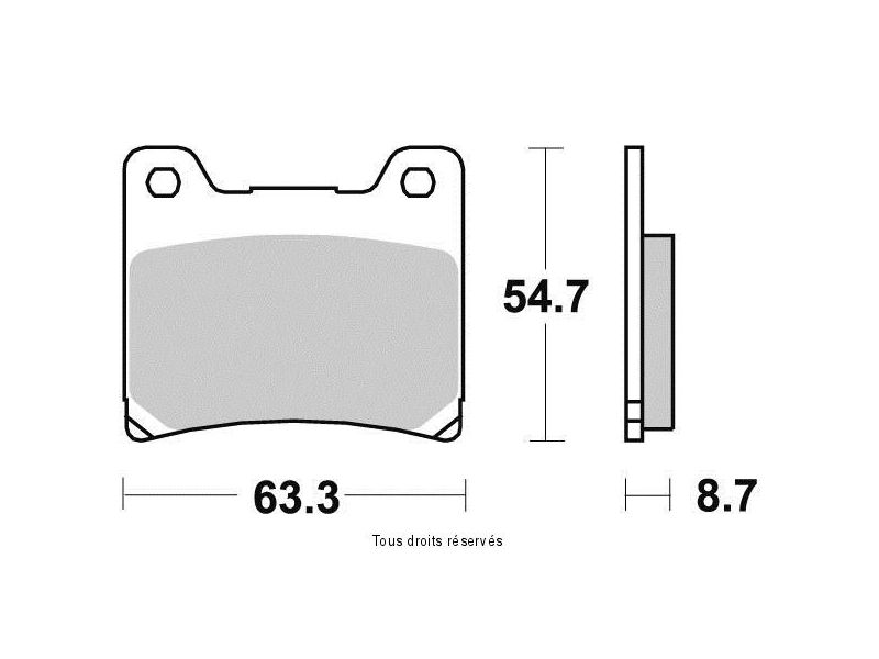 Plaquette Sifam Métal Fritté    1