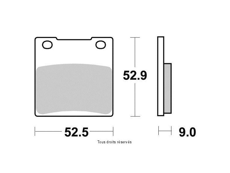 Plaquette Sifam Métal Fritté    1