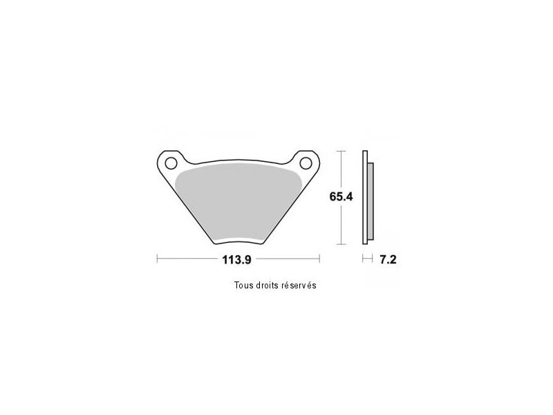 Plaquette Sifam Métal Fritté    0