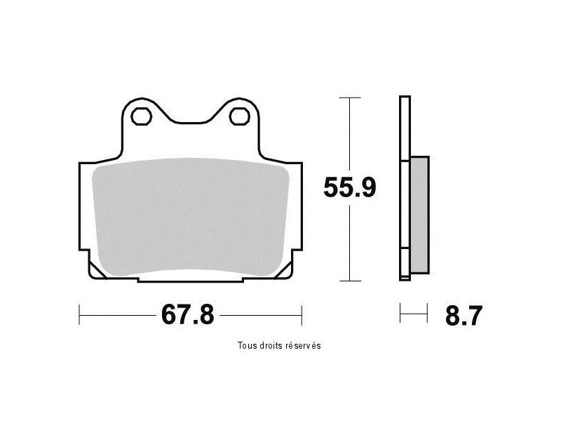 Plaquette Kyoto Semi-métal YAMAHA FZS 600 FAZER 1998-2003  1