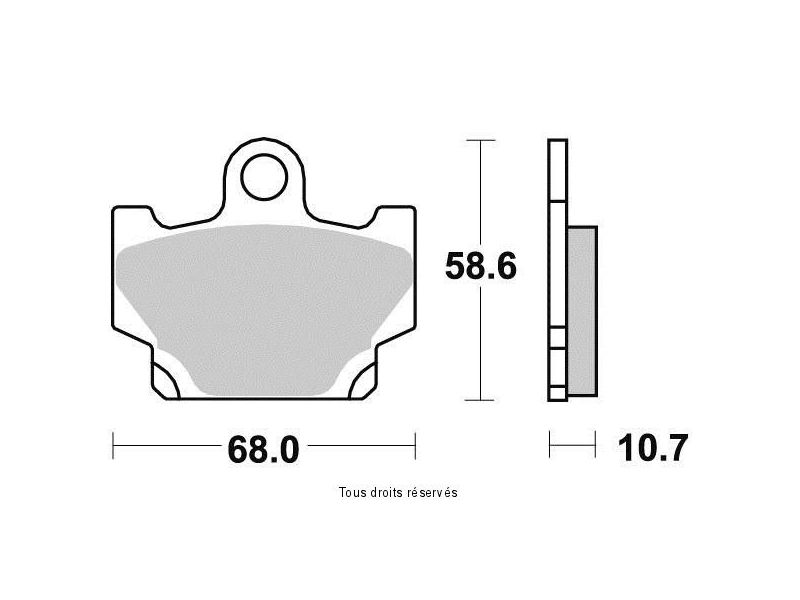 Plaquette Sifam Métal Fritté    1