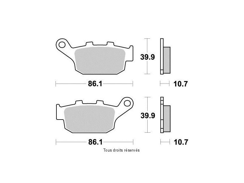 Plaquette Kyoto Semi-métal KAWASAKI Z 750 R 2011-2013  1