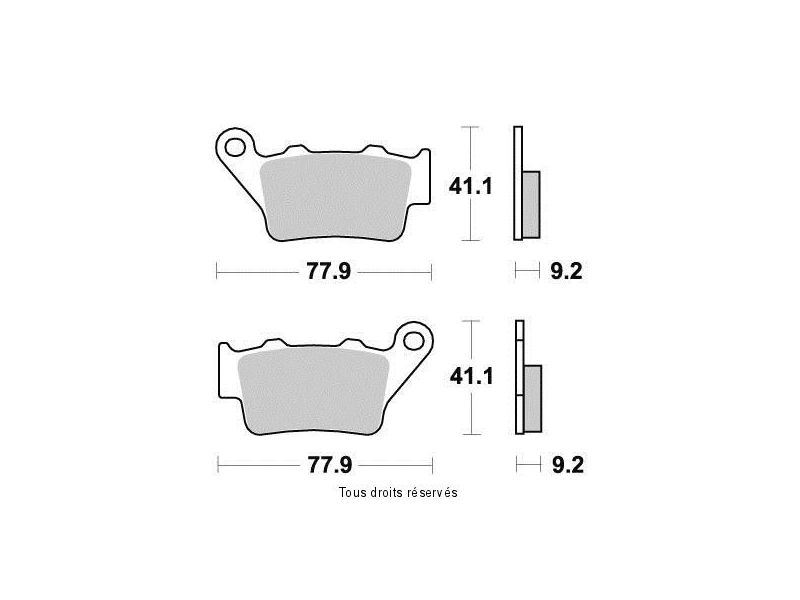 Plaquette Kyoto Semi-métal  KTM DUKE 125 4T 2011-2013  1