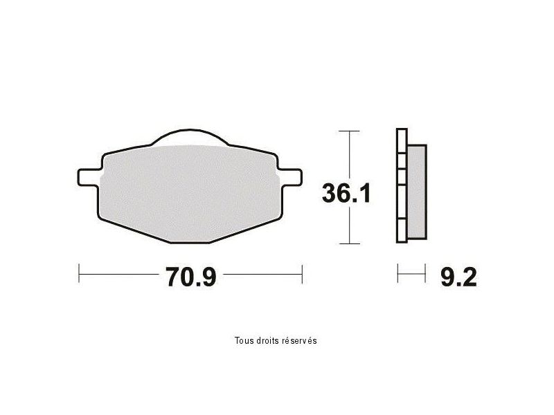 Plaquette Sifam Métal Fritté    1