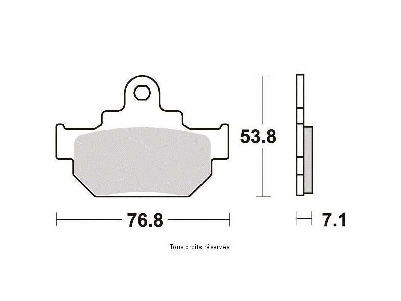 Plaquette Sifam Métal Fritté    1