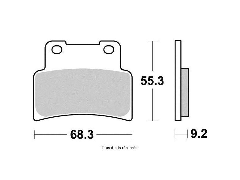 Plaquette Sifam Métal Fritté    1
