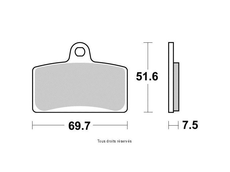 Plaquette Sifam Métal Fritté    1