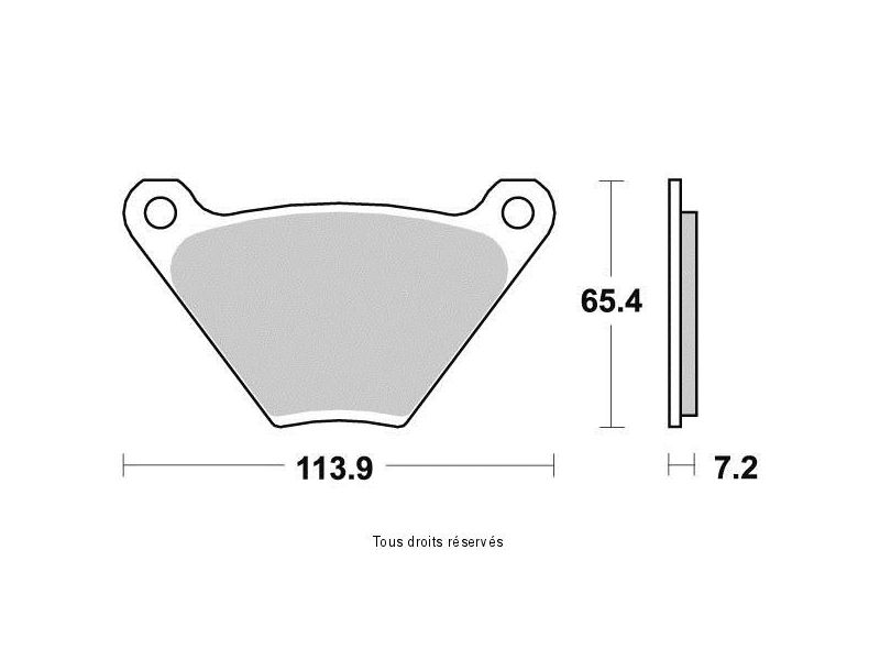 Plaquette Vesrah Carbone    0