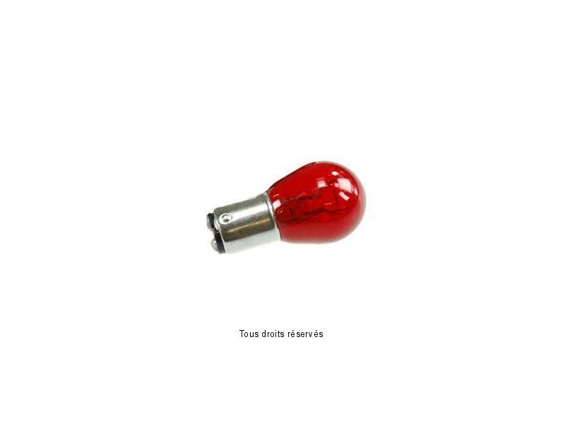 Ampoule Rouge 12V 23/8W Bay15d  0
