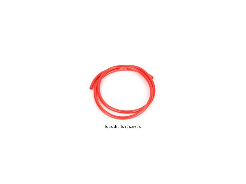 Durite Rouge Ø4mm X 1 Mètre  Souple  0