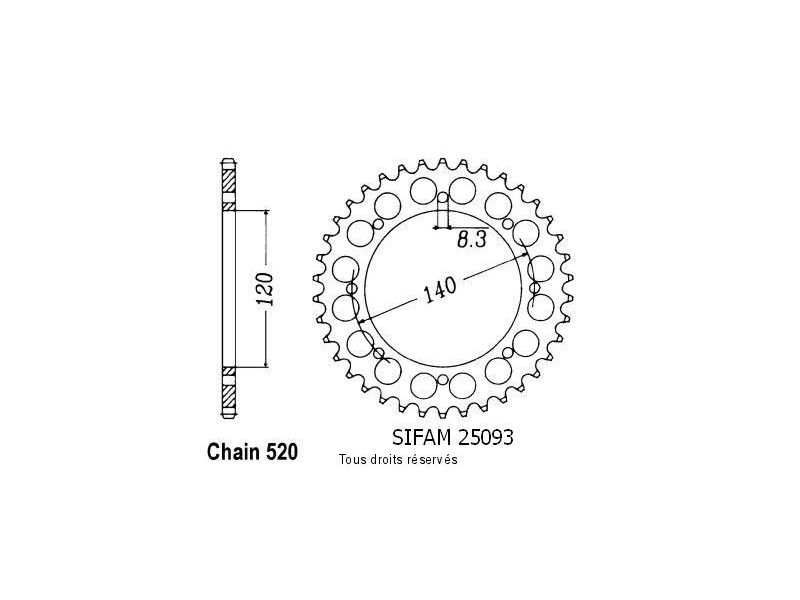 Couronne Kle 500 96-98   Pas520/Z460