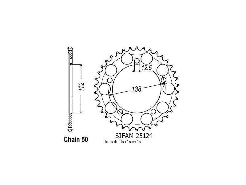 Couronne Cbr 1100 Xx 97-99   Pas530/Z450