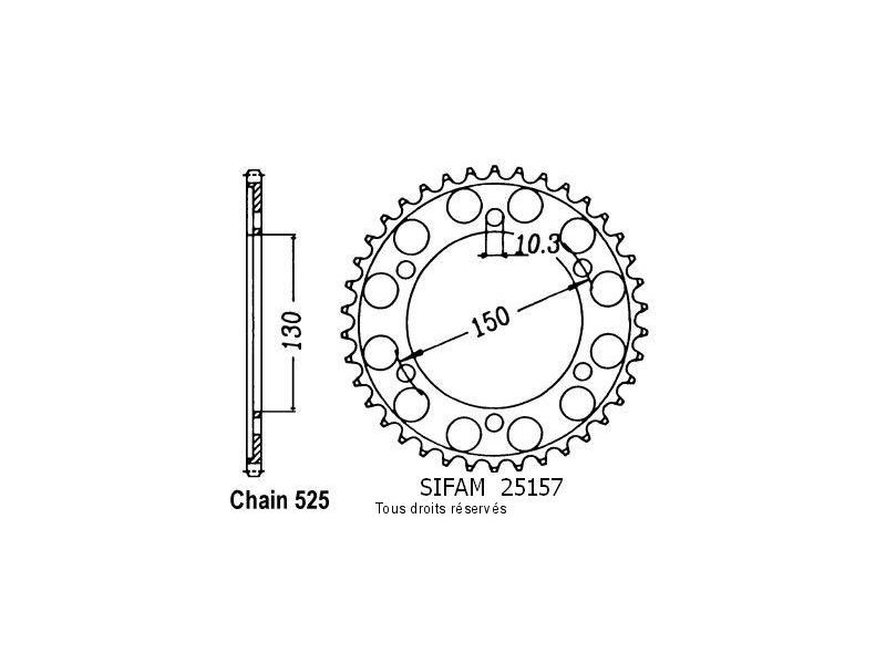 Couronne 850 Trx 96-98   Pas525/Z390