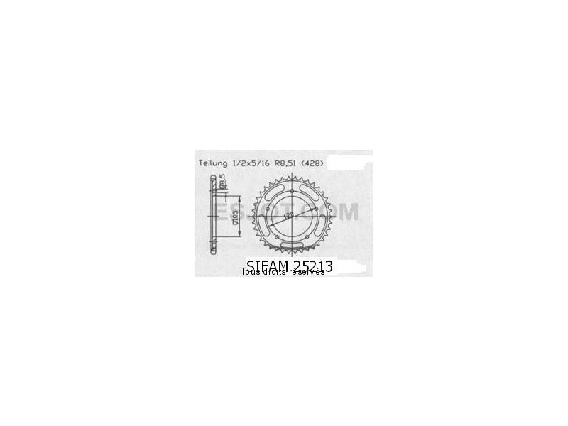 Couronne Sachs 125 Zz 98-00   Pas428/Z560