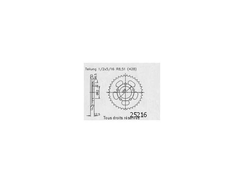 Couronne Mz 125 Route 00-02   Pas428/Z490