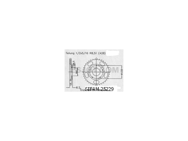 Cour Sachs 125 Xtc 4t   Pas428/Z550