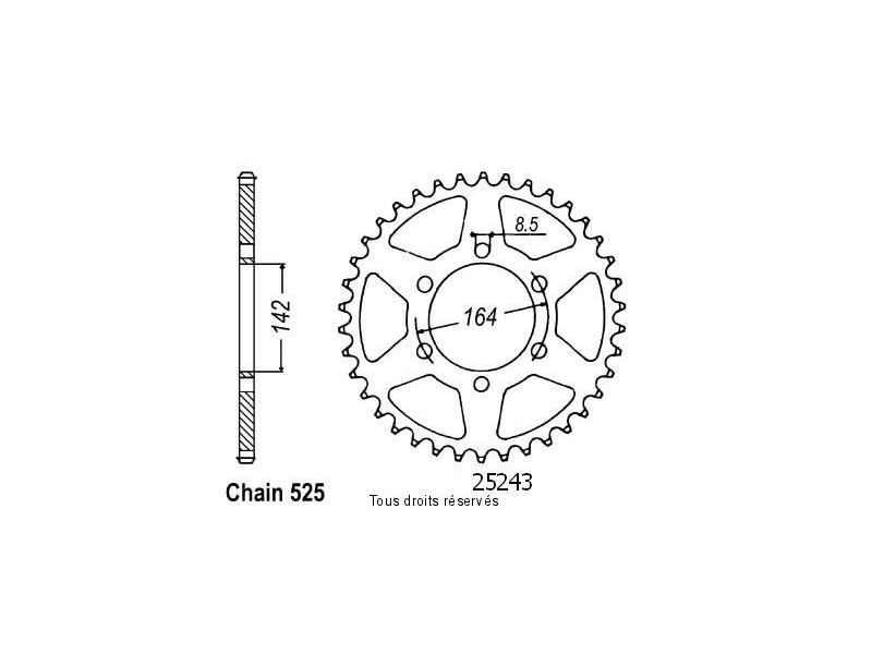 Couronne Gt 650 Comet 04-   Pas525/Z440