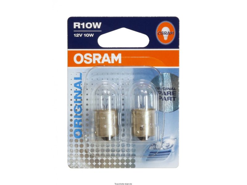 Graisseur - 12v 10w Ba15s Blister 2 Ampoules0