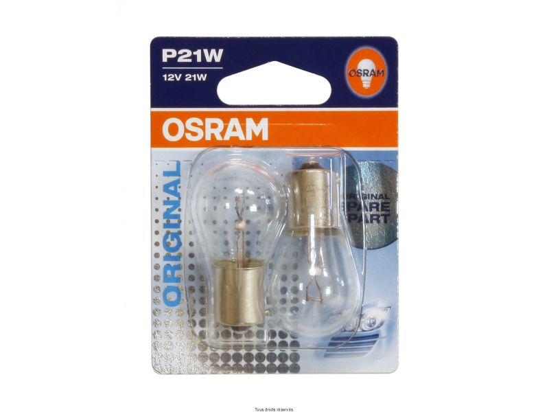 Stop 1 Fil - 12v 21w Ba15s Blister 2 Ampoules0