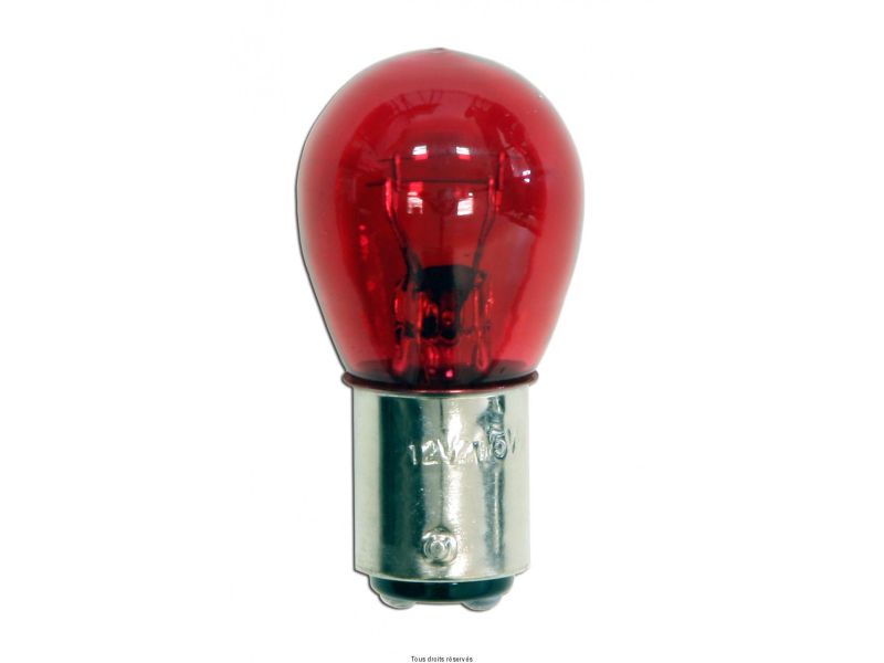 Stop 2 Fils Rouge - 12v 21/5w Bay15d Livraison 1 paquet de 10 pcs0