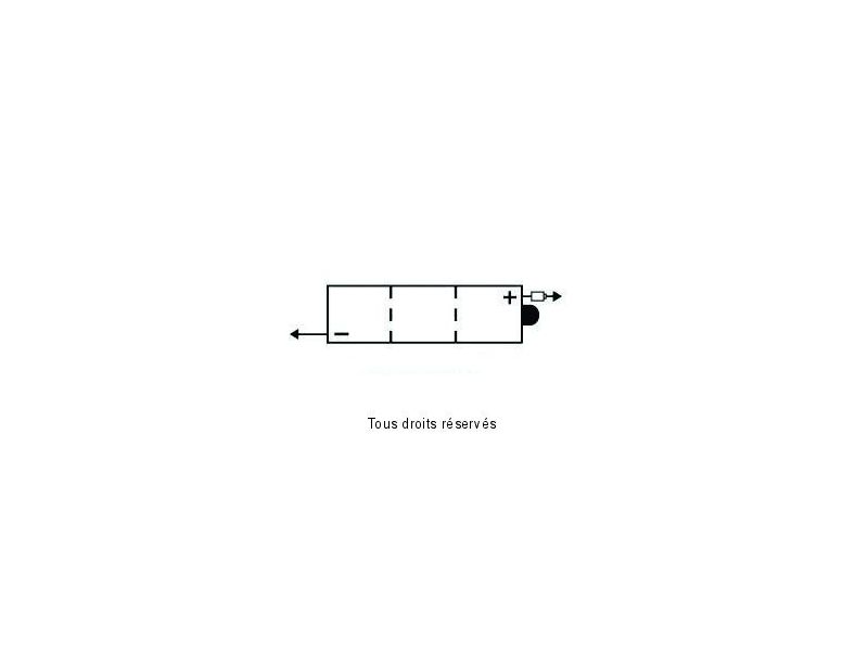6n4-2a-7 L 71mm  W 71mm  H 96mm 6v 4ah Acide 0,19l1