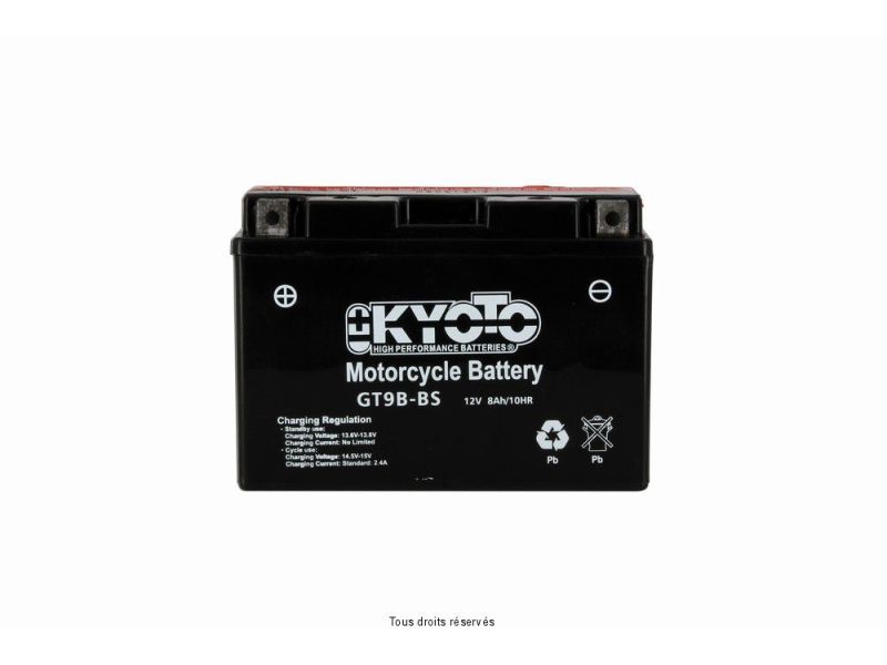 Yt9b-bs - Ss Entr. AGM L 150mm  W 70mm  H 105mm 12v 8ah Acide 0.41l 1