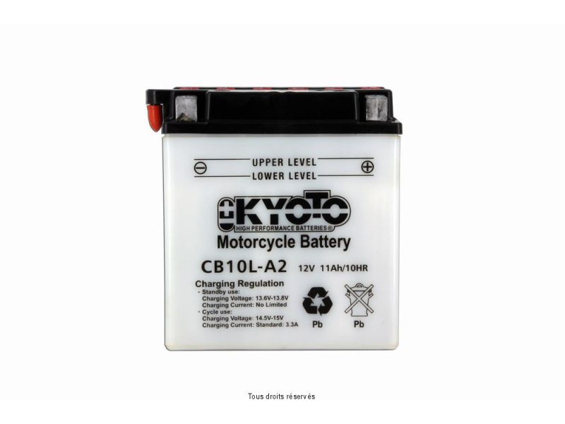 Yb10l-a2 L 136mm  W 91mm  H 146mm 12v 11ah Acide 0,78l1