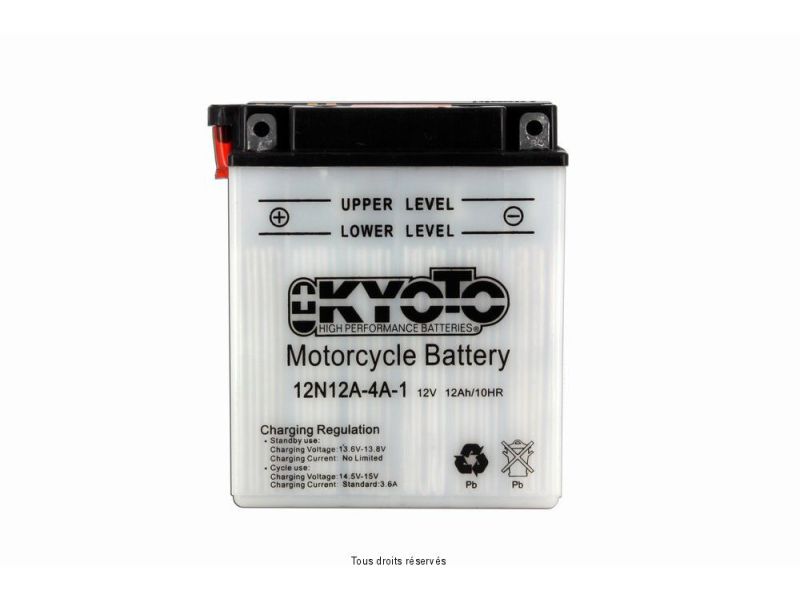 12n12a-4a-1 L 135mm  W 81mm  H 161mm 12v 12ah Acide 0,78l1