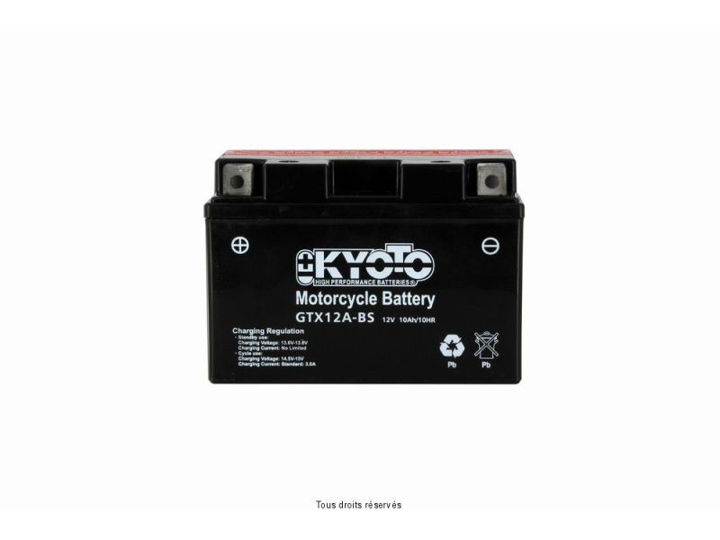 Yt12a-bs - Ss Entr. Acide L 150mm  W 87mm  H 106mm 12v 10ah Acide 0,54l1