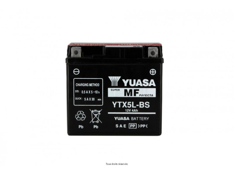 Ytx5l-bs L 114mm  W 71mm  H 106mm 12v 4ah1