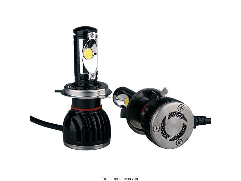 Projecteur H4 LED + ballast Code et Code/Phare 30w - 2200/2600 Lumens4
