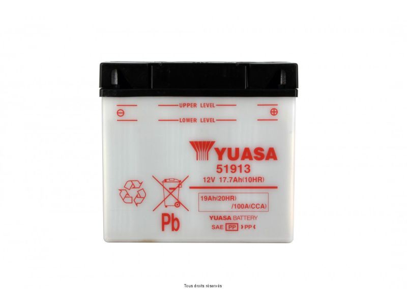 51913 L 182mm  W 78mm  H 171mm 12v 19ah1