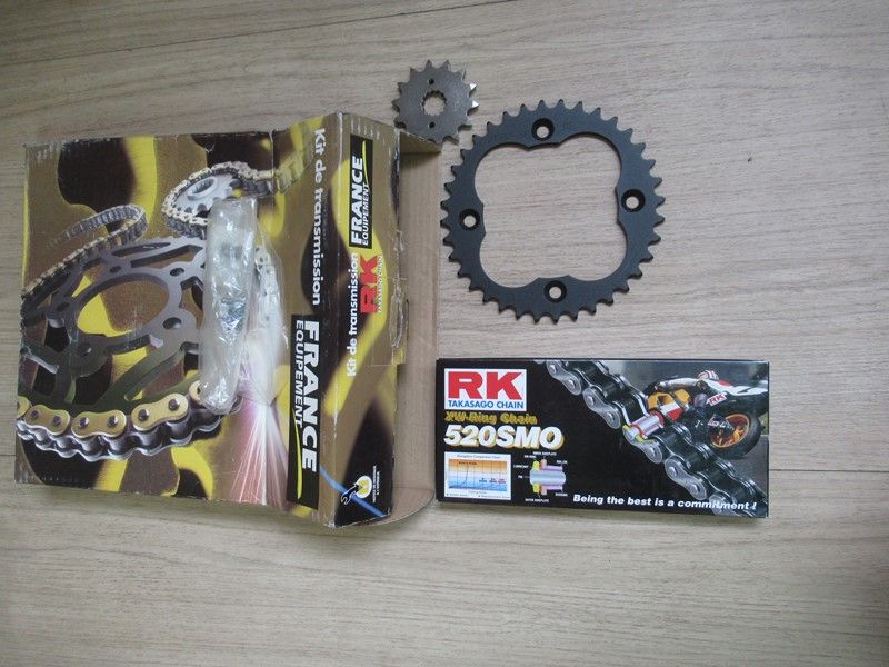Kit chaine neuf 14x36 Suzuki LTR 450 2006