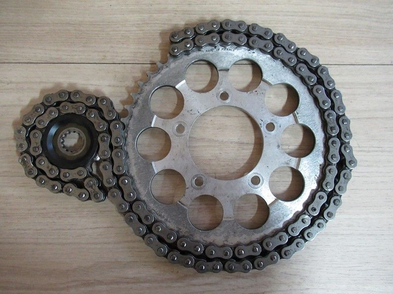 Kit chaîne 15x48 Suzuki GSXF650 2008-2010