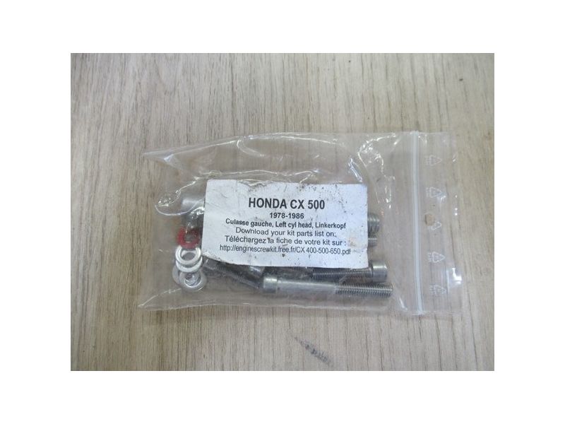 Kit visserie culasse gauche Honda CX 500 1978-1986